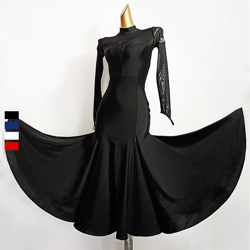 Neue Sexy Modern Dance Röcke National Standard Frauen Ballroom Dance Kleider Walzer Performance Kostüme