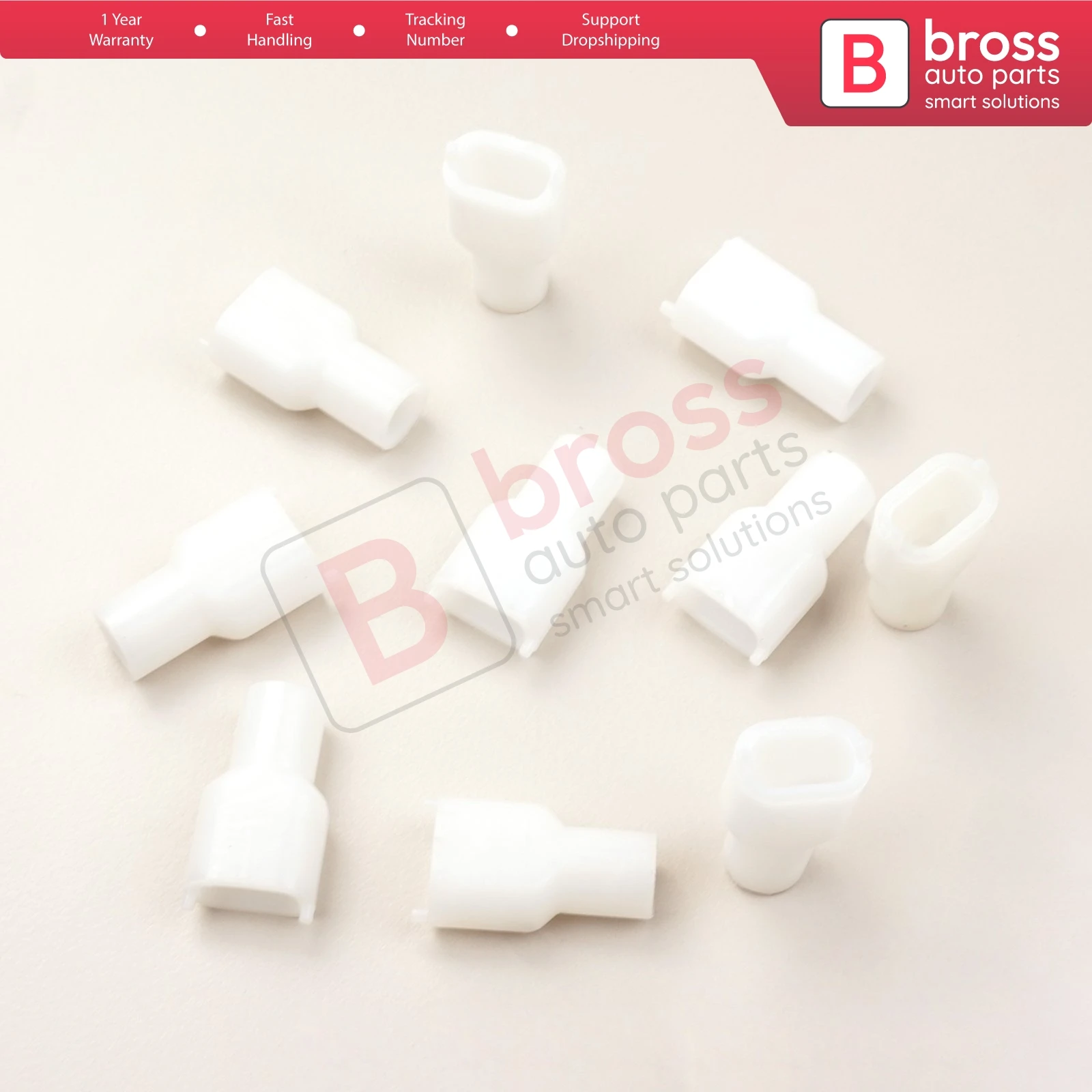 Bross Auto Parts BCP018 10 Pieces Cable End Rope Dowel for Window Regulator Winder Mechanism Type BCP018 Fast Handling