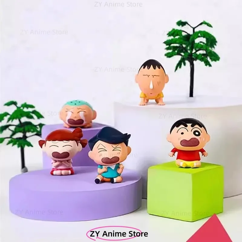 Crayon Shinchan Scare Scare Series Mystery Blind Box Blind Bag Moe Grain Tide Play Handicraft Ornament Surprise Box Holiday Gift