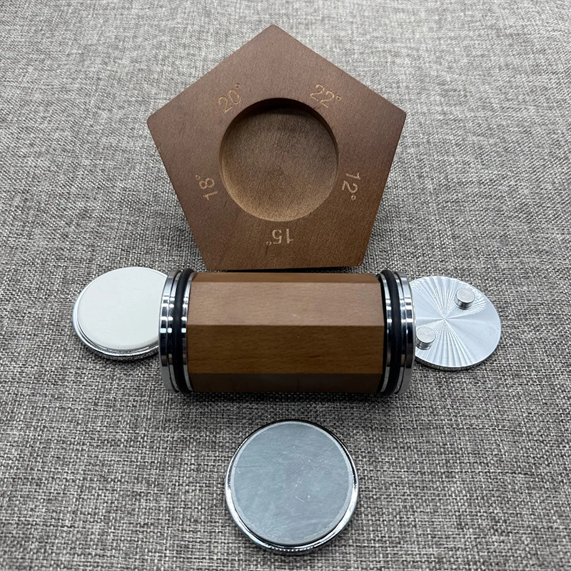 

5-angle 12/15/18/20/22° Brown Wooden Rolling Knife Sharpener Magnetic Knife Holder Sharpening Stone for All Knives Portable Hot