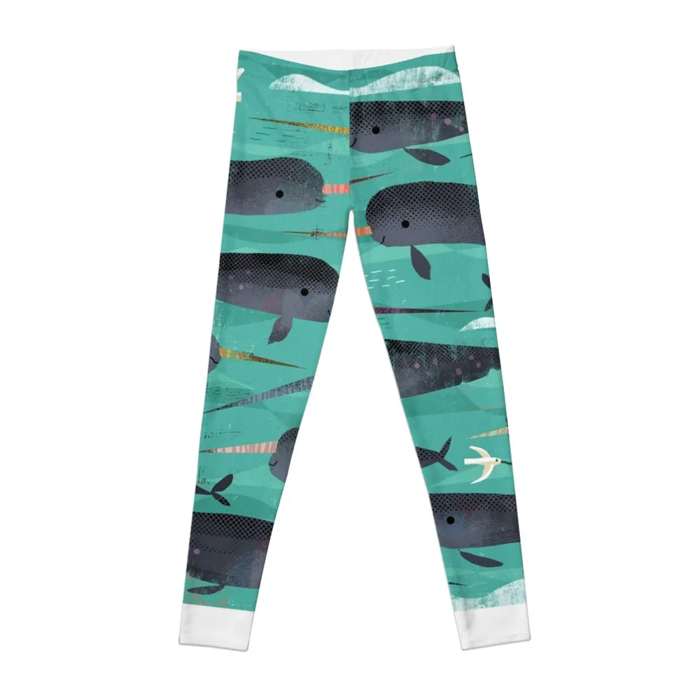 

Narwhals and Narbirds Leggings gym's clothing Women's high waist joggers for Womens Leggings