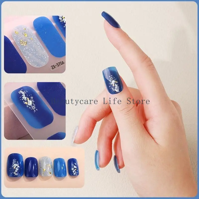 652C Art Stickers Bronzing Decals Manicure Stickers Self-Adhesive Stickers