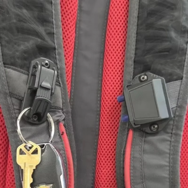 Plastic Tactical Key Ring Clip Molle Belt Loop Keychain Holder for Backpack Vest Belt EDC Gear for Hiking Camping Outdoor view 5