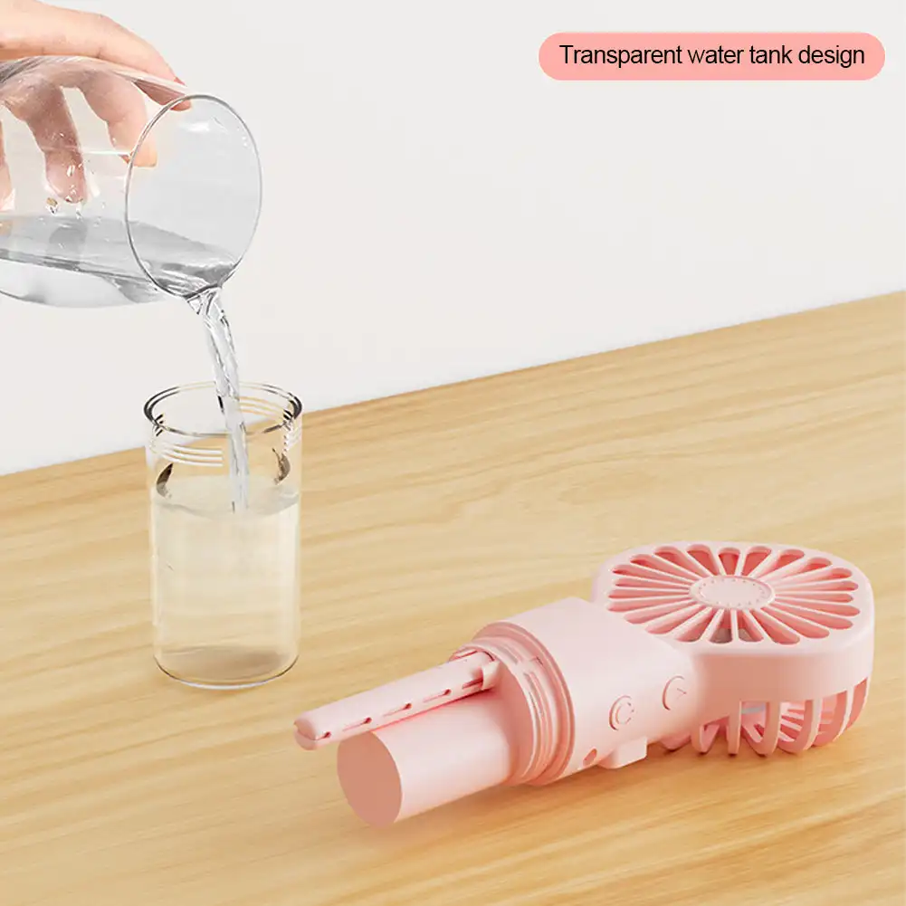 مروحة رش المياه المحمولة باليد ، مروحة ضباب لسكن الطلاب ، مروحة صغيرة ، لوازم الصيف ، أدوات التبريد ، مروحة صغيرة في الهواء الطلق