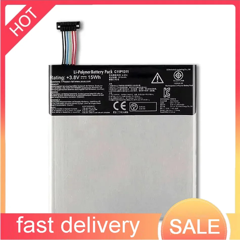 

For Asus Memo Pad HD 7 ME175KG Dual Sim HD7 ME175 Safe C11P1311 3910mAh Tablet Battery