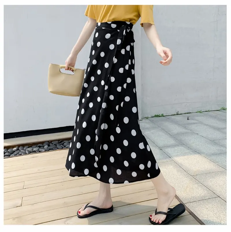 Black polka dots