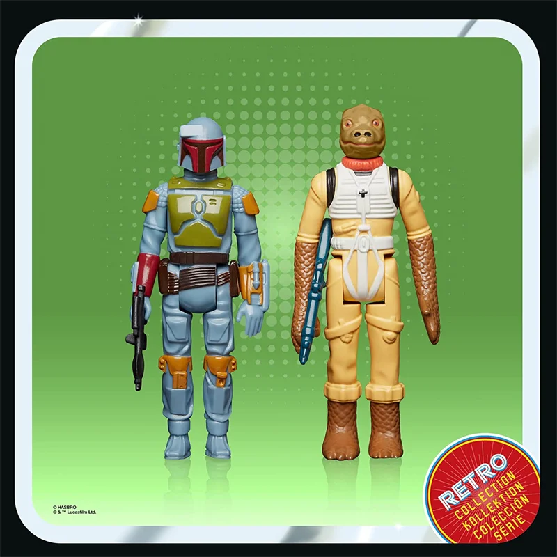 Original Star Wars Qualified Boba Fett Bossk 3.75 Inch Action Figure Toys Statue Model Doll Collectible Ornaments Kids Gifts