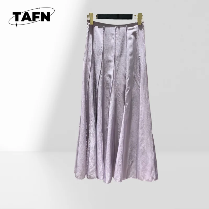 

25 Casual Maxi Skirt with Elastic Waistband – long skirts Relaxed Fit for Casual & Look Comfortable for Every Day 롱치마 AG2816