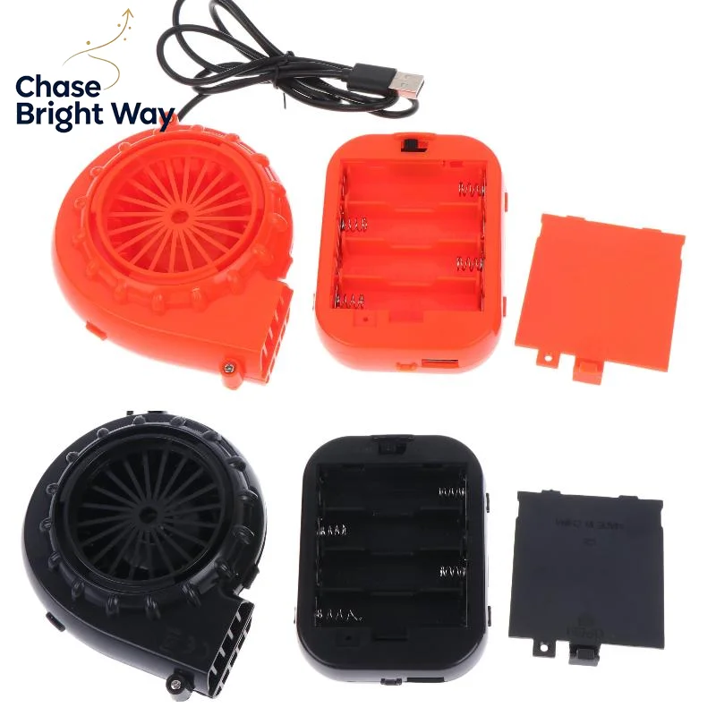 Portable USB Battery Blower Fan Fast Cooling Fan for Inflatable Mascot Costume Cosplay Commercial Events
