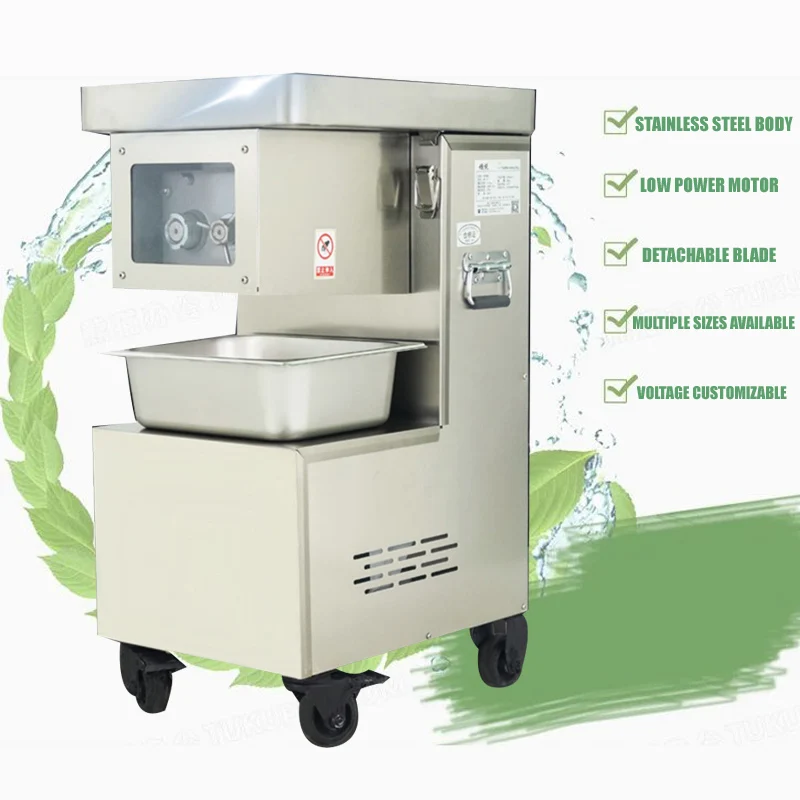 Fresh Pork Beef Fish Chicken Breast Processing Automatic Vertical Meat Cutter For Canteen Restaurant Meat Slicer