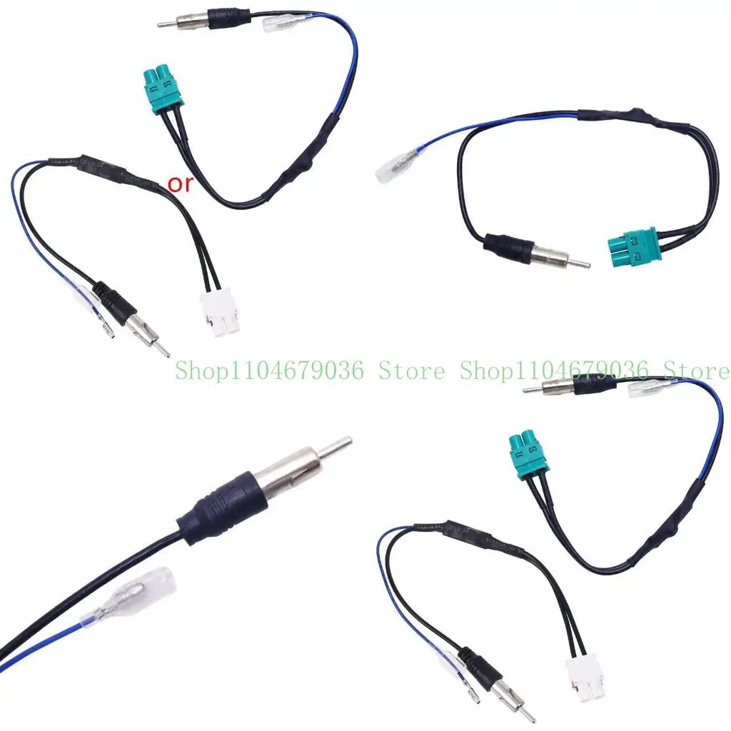 Car Radio Antenna Adapter Dual Fakra to DIN Aerial Adaptor for RNS510/RCD510/310/Golf Car Radio Receiver/GPS for Head