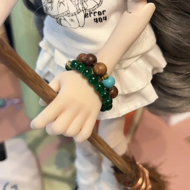 Fashion Handmade Doll Jewelry for 1/3 BJD Doll Bracelet Necklace Daily Dress Up Doll Clothes Decoration Accessory DIY Girl Gift