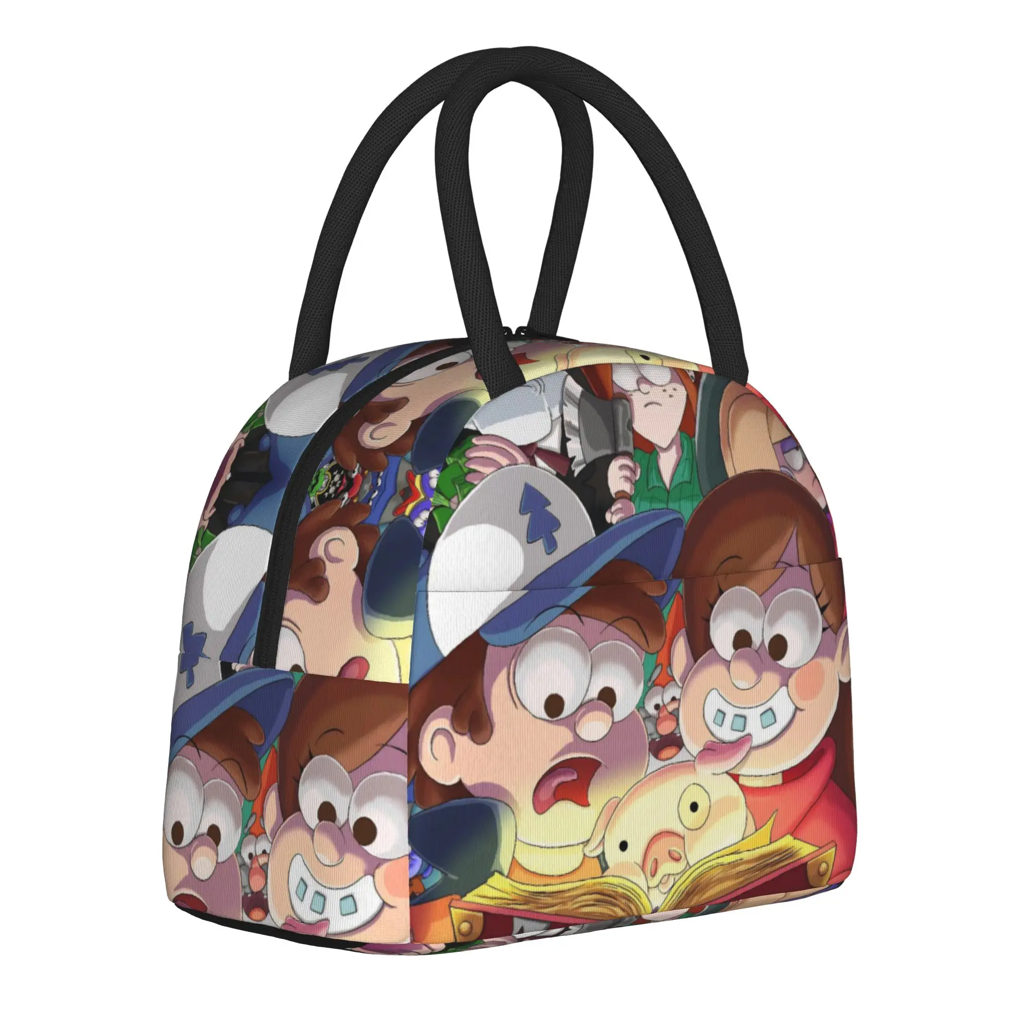 Lunch Box G-Gravity Falls Accessories  Storage Food Box INS Trendy Thermal Cooler Lunch Box For Work