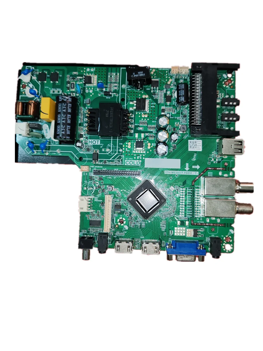 TPH.MS3663T.PB806(T) светодиодный TV три в одном, напряжение и ток материнской платы 58-87 в 500 мА 75 Вт, хорошо работает