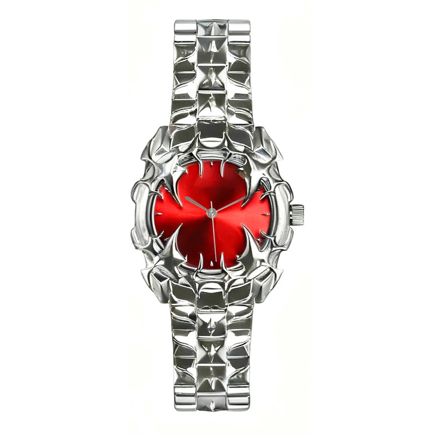 Men's Claw-Shaped Quartz Watch with Interchangeable Dials