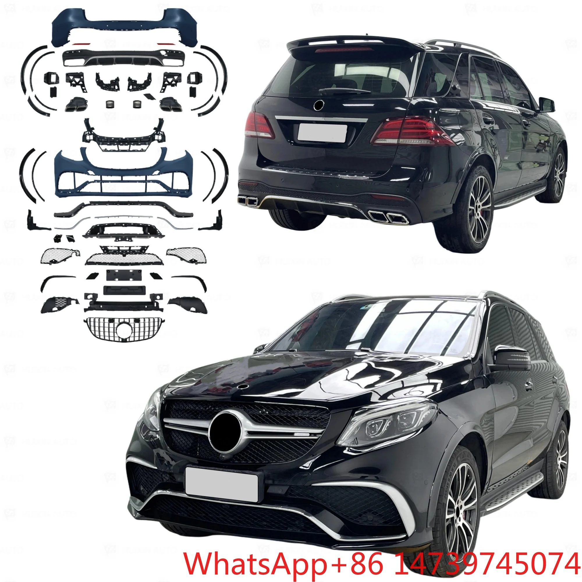 Factory Direct Tuning Body Kit 2015-2019 W166 GLE63 Auto Upgrade Conversion PartsFull Car Body Kit Car Parts