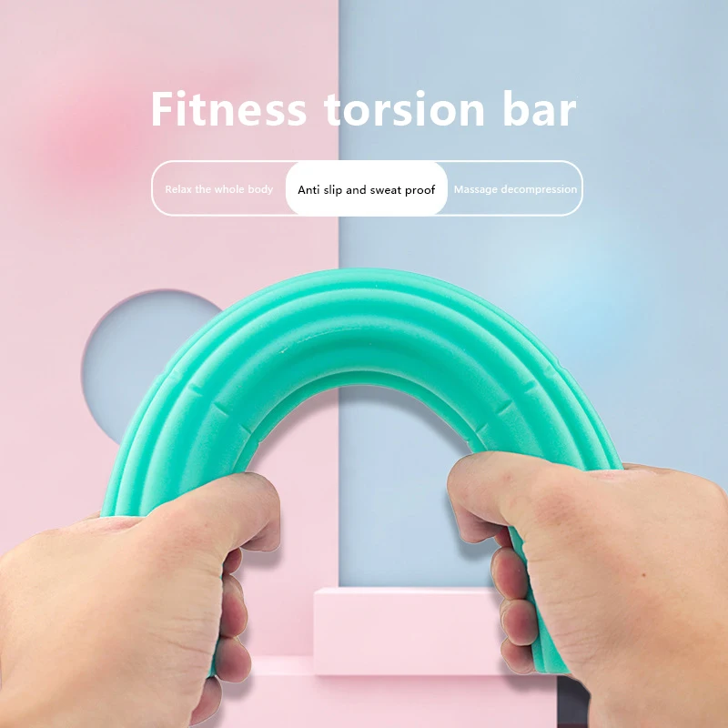 

Resistance Bar For Physical Therapy Flexible Non-slip Twisting Hand Exercise Bar Relieves Tendonitis Pain Improve Grip Strength