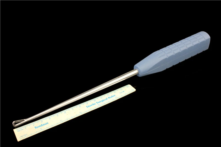 Hollow curette, disc scraper, orthopedic instruments, medical spinal endplate scoop, vertebral body scoop