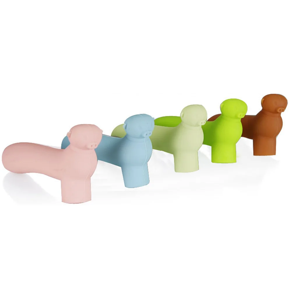 

Anti-Collision Protection Cover for Door Knob Silicone Cartoon Pig Design Safety Handle Guard Pad Prevents