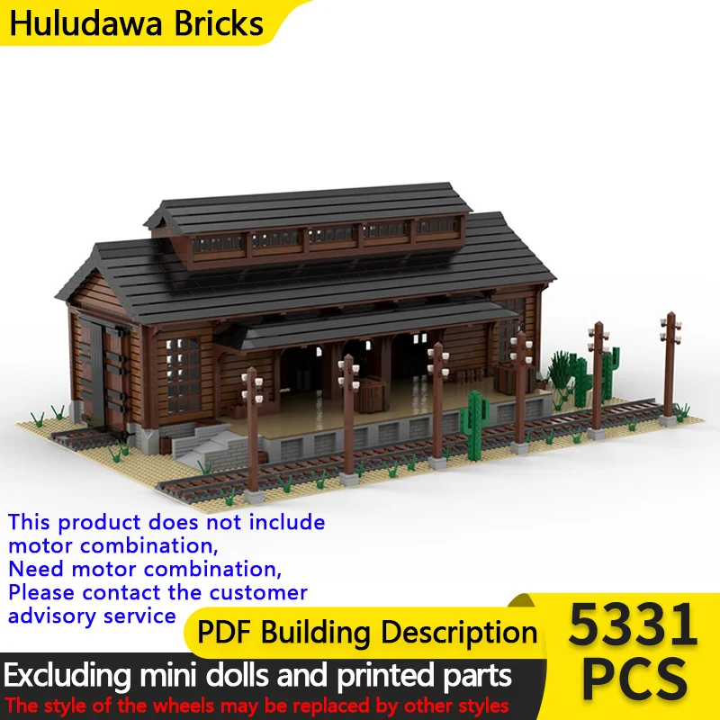 

Модель City Street View MOC, строительные кирпичи, товары Hangar, навес, модульная технология, детские праздничные подарки, сборка игрушек, костюм