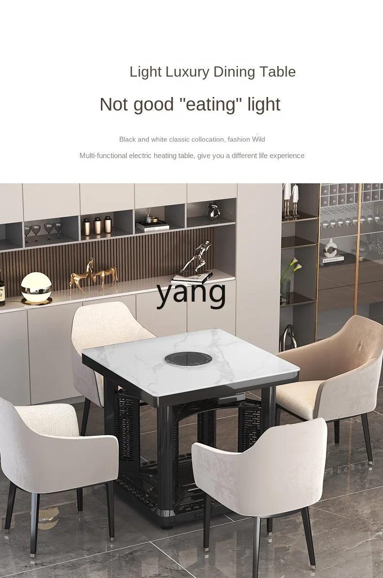 cx  Electric Heating Table Square Fire Table New Home Multi-Functional