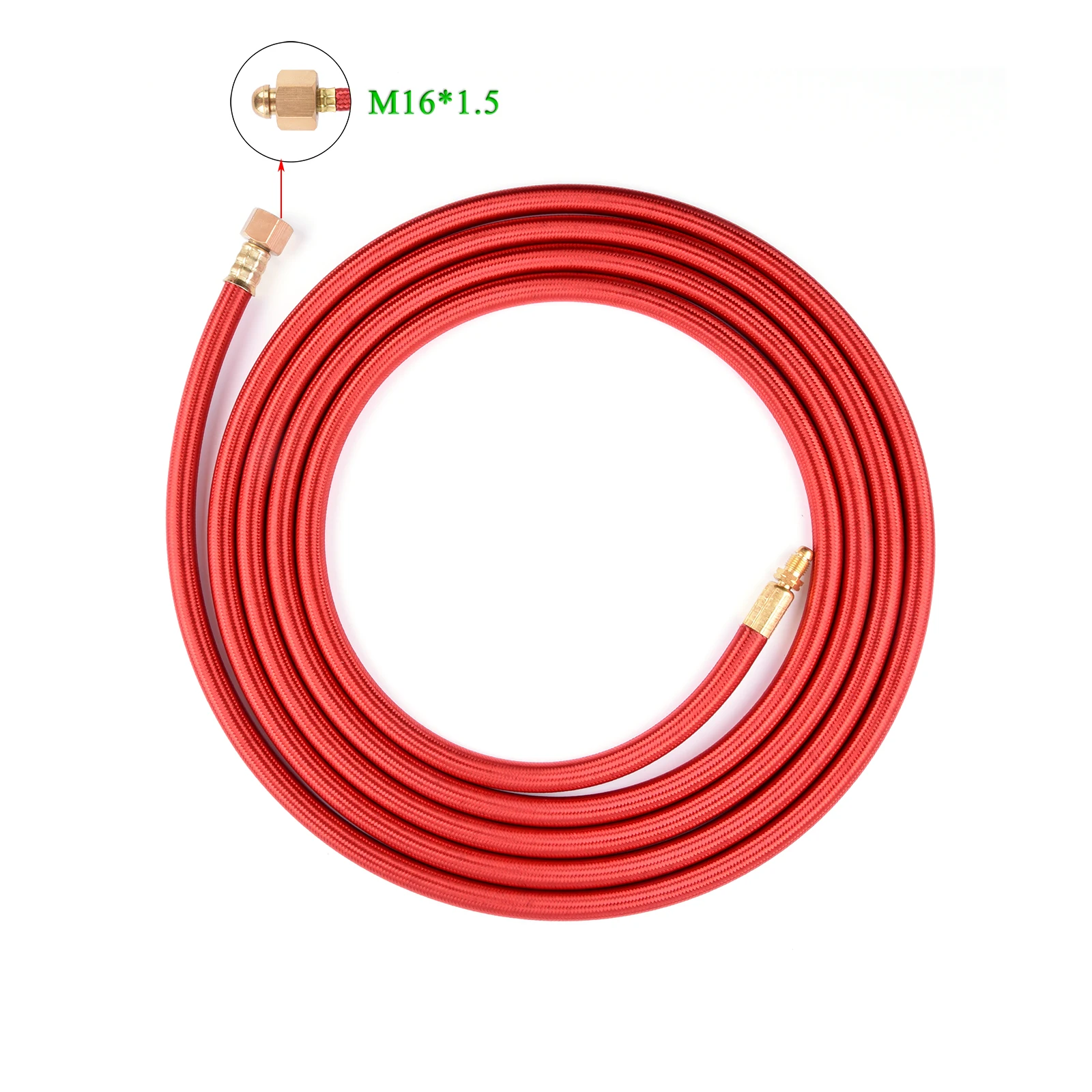 Imagem -04 - Tig Tocha Cabo de Alimentação Eua tipo Conector M16 1.5 para Água-de Refrigeração Tig Tochas 18 Séries 3.8m 12.5ft 350a Wp18