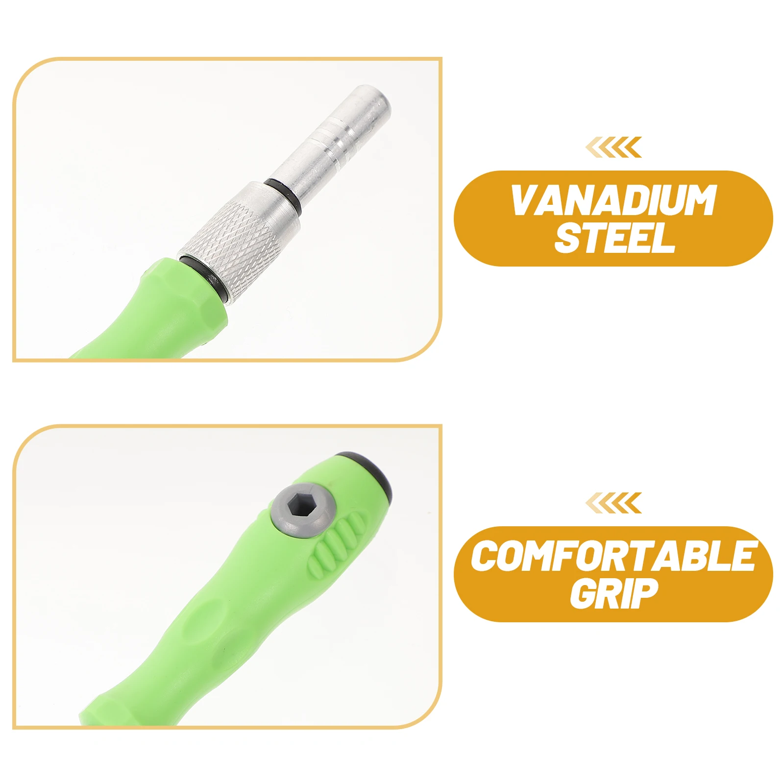 

32 in 1 Magnetic Screwdriver Bit Set Alloy Steel Durable Repair Tool Kit Molded Plastic Case for Organized Carrying