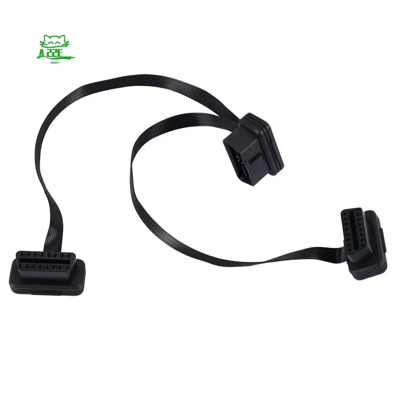 

A22E-OBDII Удлинитель с двойным разъемом Y Разветвитель OBD OBD2 16-контактный разъем «папа-мама» Плоский + тонкий для ELM327