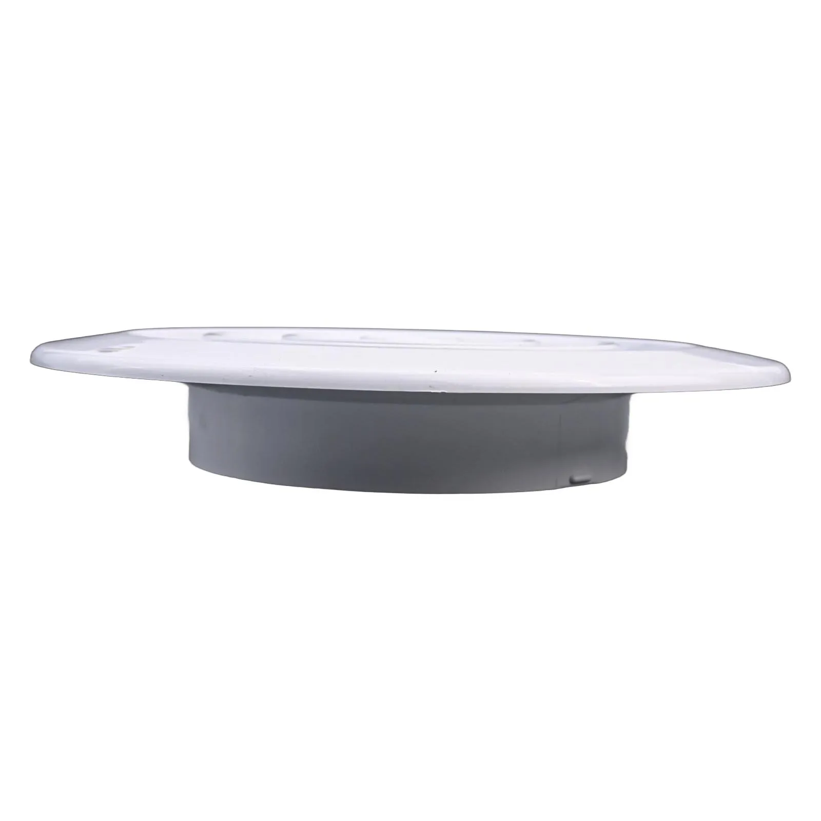 ABS Round Duct Vent Cover with Rotating On Off Control Panel for Air Inlet or Outlet in Bathroom Kitchen and Office Areas