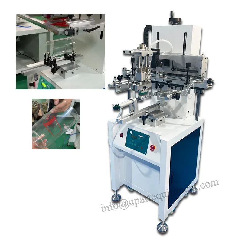 Automatic Cylindrical Serigraphy Screen Printing Machine Bottles Glass Container Screen Printer