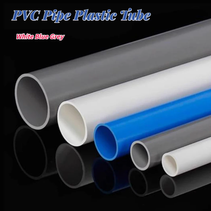 

20cm O.D 20～110mm White Blue Grey PVC Pipe Plastic Tube Water Pipe Garden Irrigation Fish Tank Aquarium Rod DIY Frame