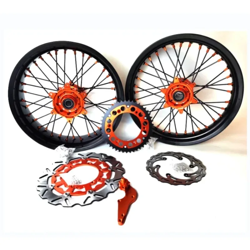 

High Quality Motorcycle 17 '' Supermotard Supermoto Wheels Set Fit For SXF EXC 250 450