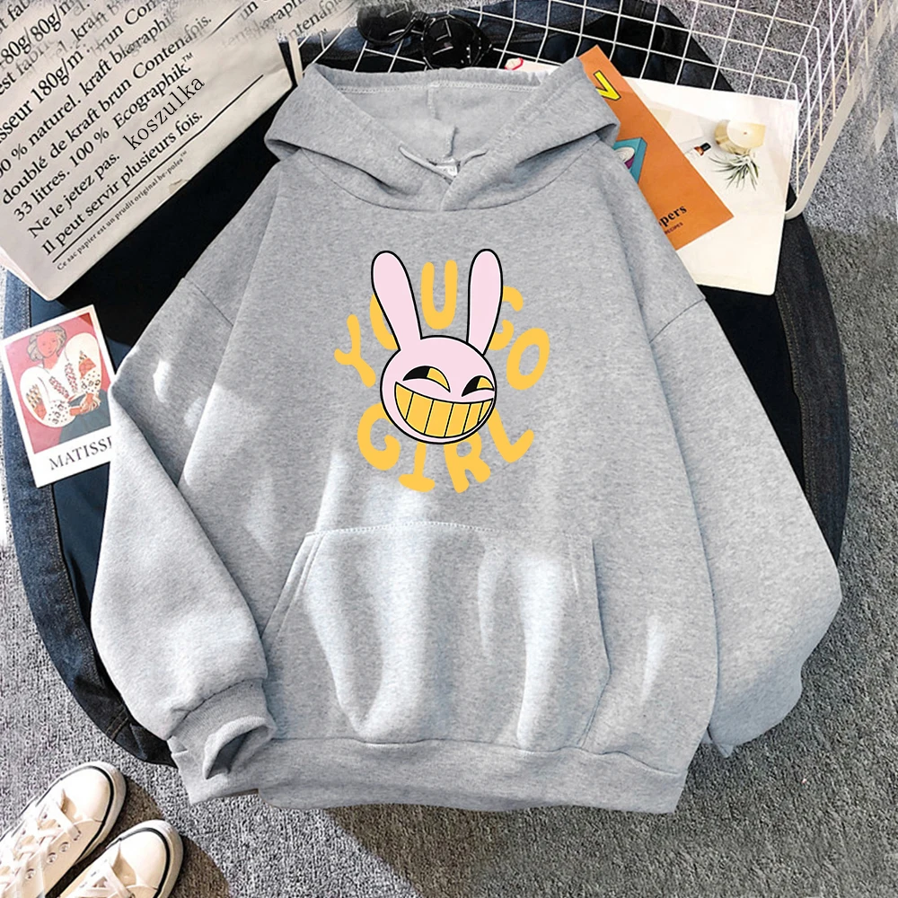 Você vai menina digital circo jax hoodie moda feminina harajuku