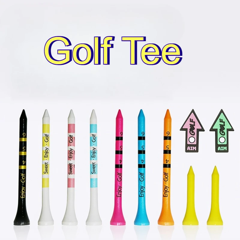 

Wooden Golf Tees Sets Colorful Professional Golf Tees Durable Stable Multifunctional Ball Seat Portable Sports Accessories