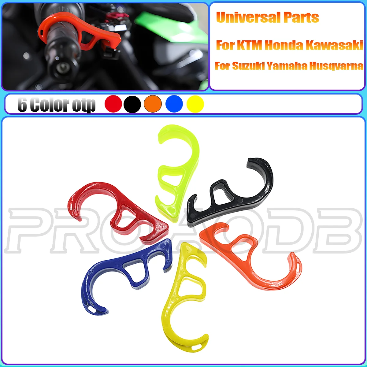 

For KTM XC Honda Yamaha Kawasaki Suzuki Motorcycle Universal Buckle Brake Hook Parking Safety Lock Bicycle Slope Parking Lock