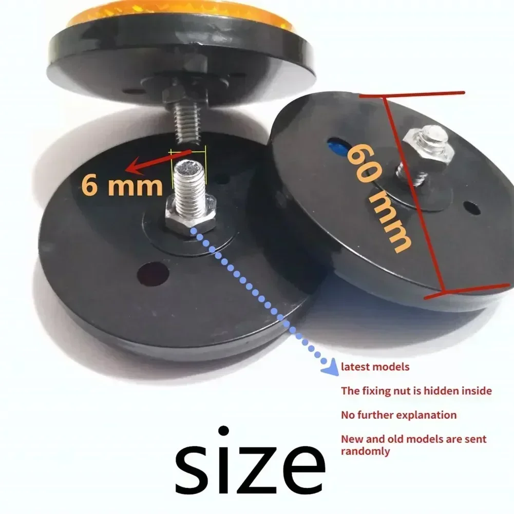2xcircular-refletor carro-caminhões-motocicleta-refletor noturno refração luz parte qualidade produto pós-venda