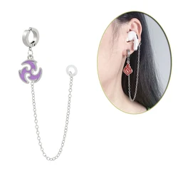 Game Genshin Impact Vision Cosplay Earring Anti-Lost Ear Clip Bluetooth Earphone Holders Accessories Unisex Earrings for Women