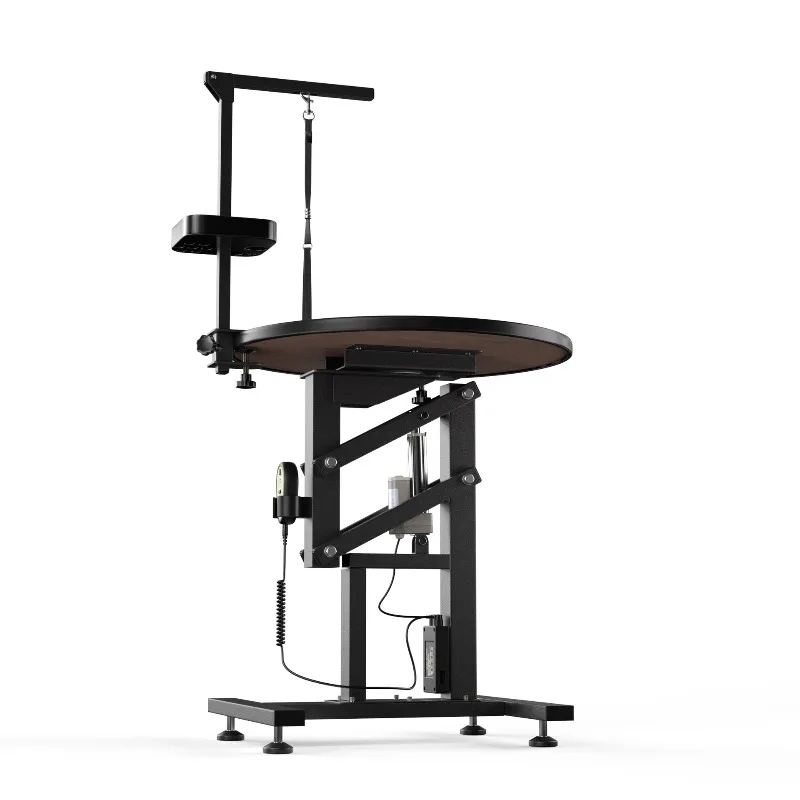 

Round Rotating Pet Shop Beauty Bath Table Pneumatic Cat and Dog Pet Grooming Table