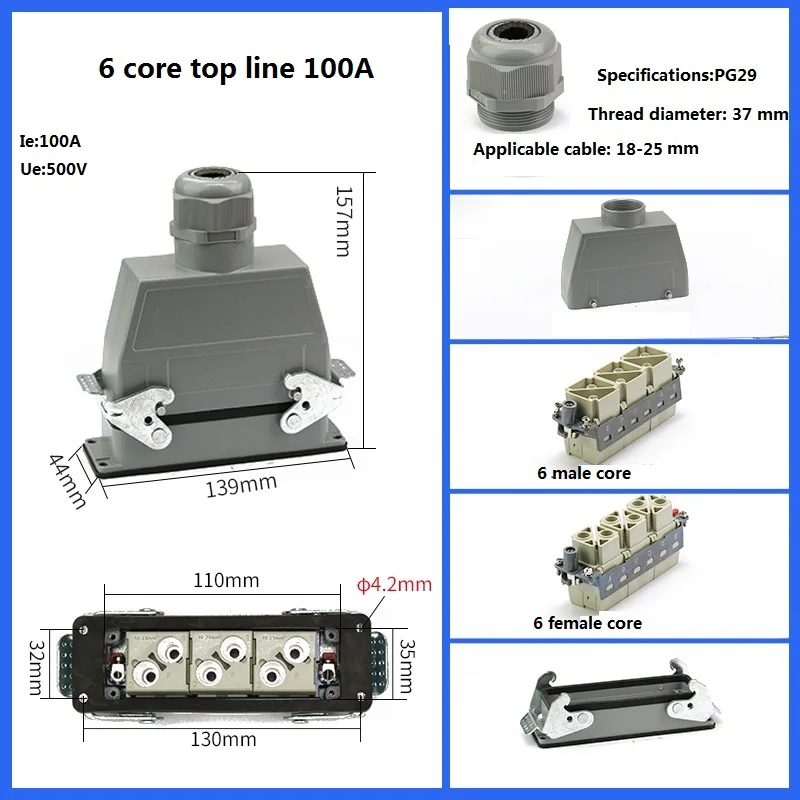 Variant: 6 core top 100A
