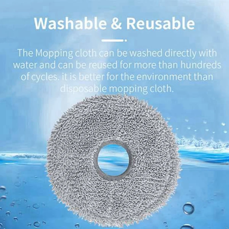 Cepillo lateral principal Compatible con Cecotec Conga 11090 Spin Revolution, filtro Hepa, mopa, accesorios de tela, piezas de repuesto