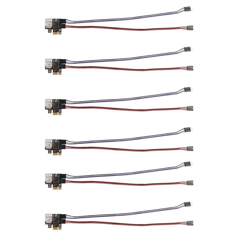 AS95-6X Tuya Wifi Computer Interruttore di ripristino dell'alimentazione Scheda Pcie per computer PC, telecomando APP, supporto Google Home, MINI Card