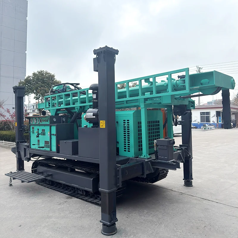 Wheel Pneumatic Drill Rig Premium Efficient Fast Water Well Drilling Accurate Positioning Water Well Drilling Machine