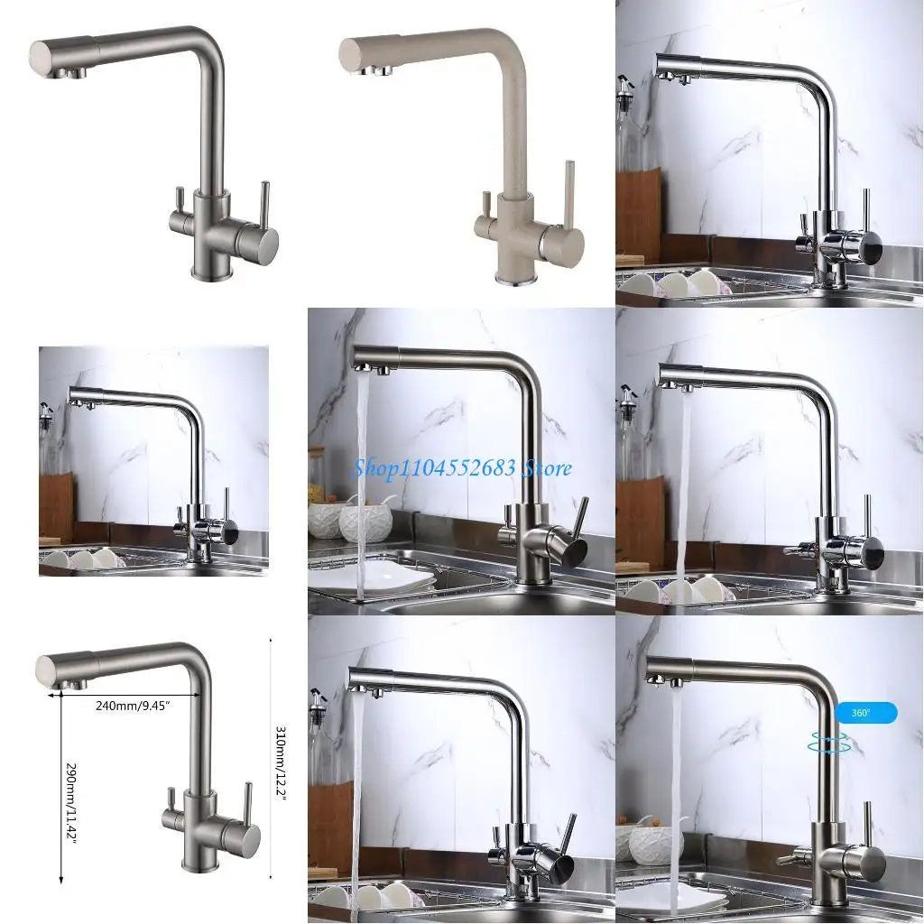 

Y6GD Drinking Water Faucet Hot and Cold Mixer Tap for Drinking, Kitchen Cooking