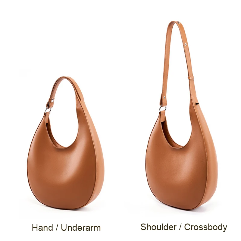 2024 Luxury Design Fashion Female Crescent Women Underarm Tote Bags Elegant Lady Shoulder Messenger Crossbody New Style Pouch