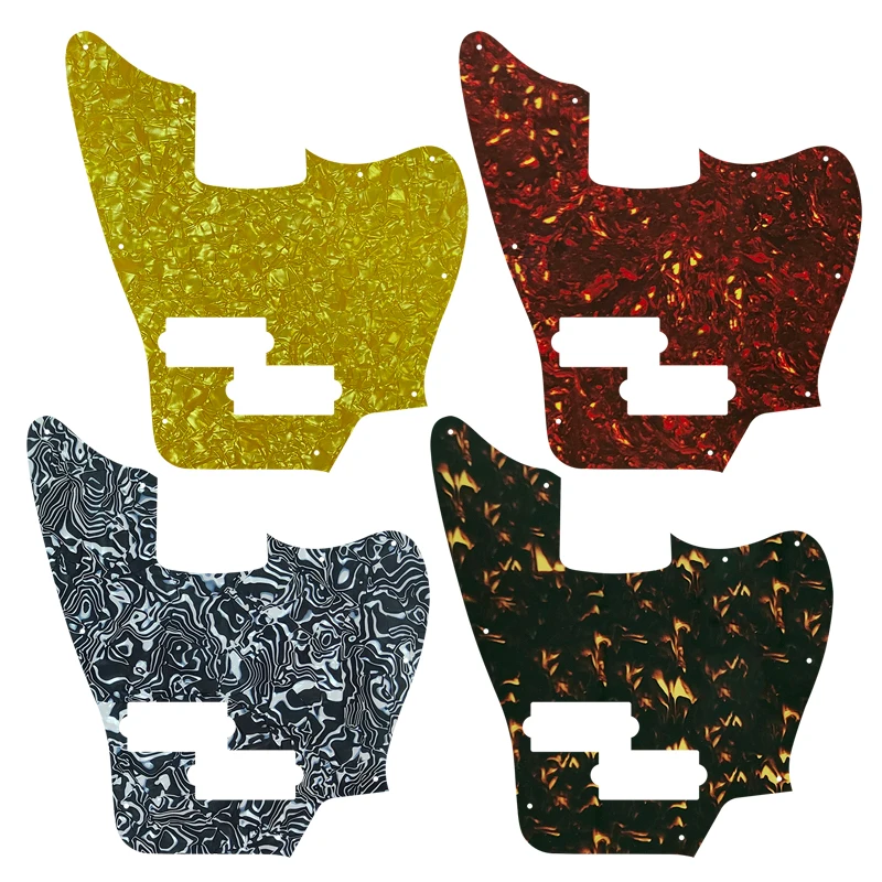 Pleroo Custom Guitar Parts - For US Fender Modern Player Jaguar Bass Guitar Pickguards Plate Multicolor Choice