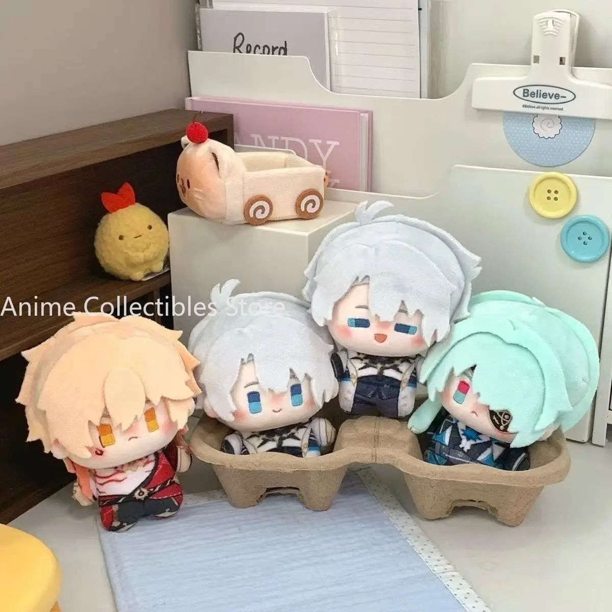 Honkai: Star Rail Anaxa Cosplay Anime Plush 10CM Stuffed Body Plushie Cartoon Pendant Knapsack Ornament Birthday Gifts