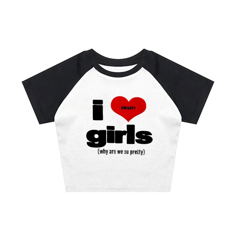女性のためのセクシーなタイトなTシャツ,レタリングプリントの美的Tシャツ,カジュアルなレトロなストリートウェア,ゴシックスタイル,式