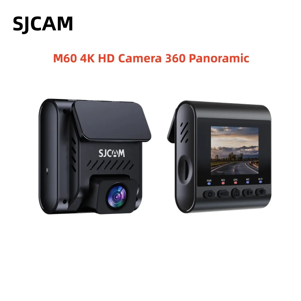 

SJCAM M60 4K HD камера 360 панорамная съемка мотоциклетный рекордер камера вождения 4K Ультра четкая Ночная Камера Передняя и задняя