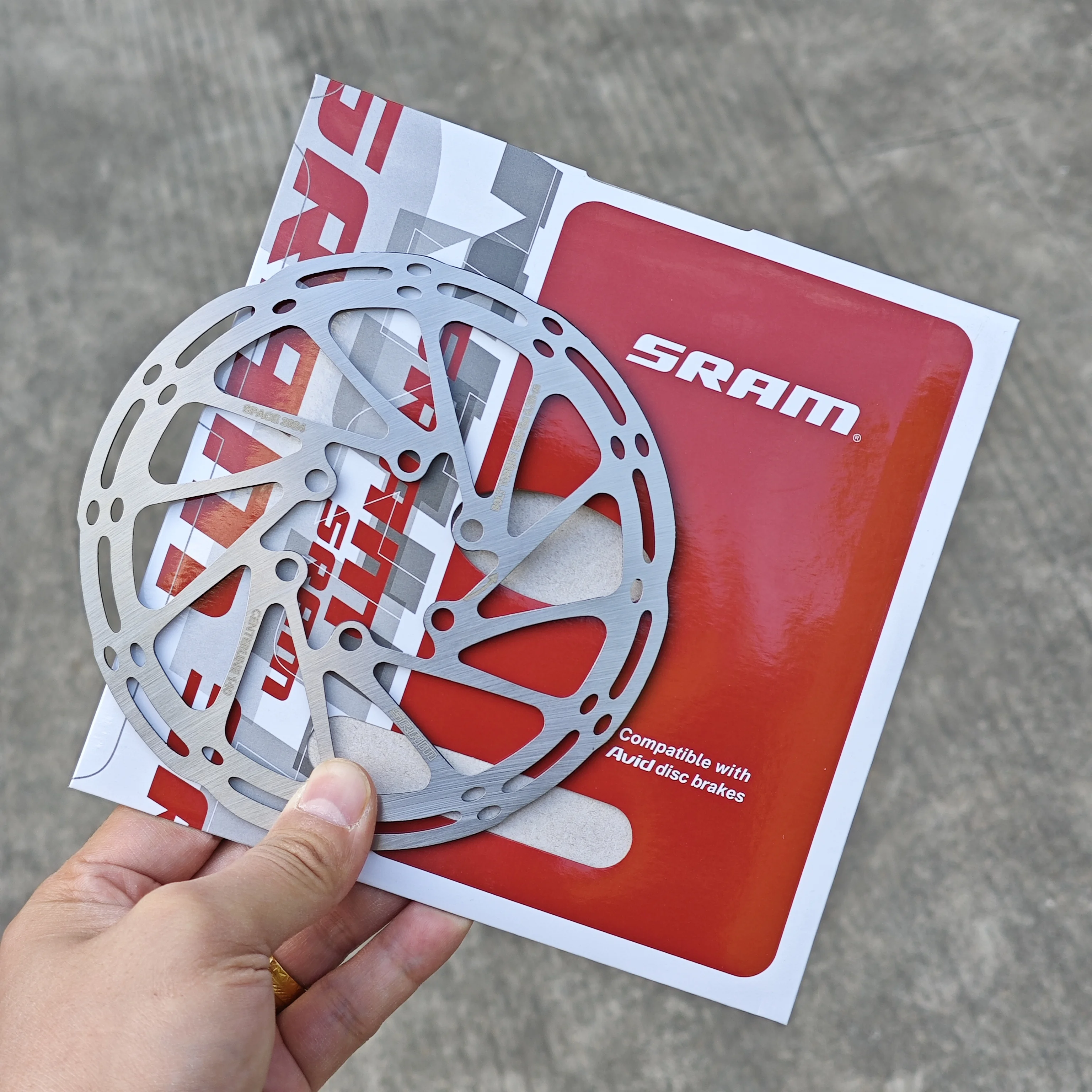 MTB-Bremsrotor 140mm für SRAM Centerline Rotor Rennrad Hydraulische Scheibenbremse Rotor 160mm 180/203mm Mountainbike-Teil