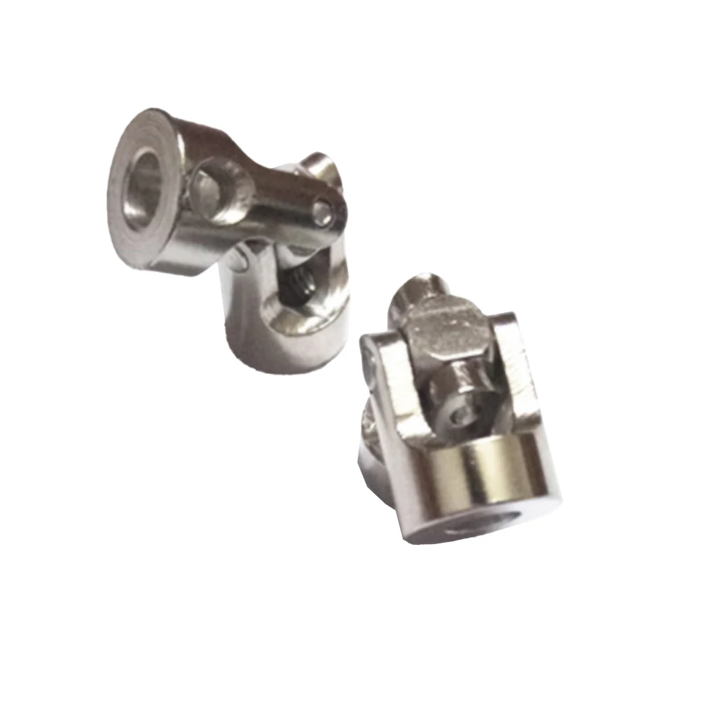 2-Pack 8mm Rotating Joint Set for Interfacing Steering Shafts in RC Models and Mechanical Systems Requiring Full Turn